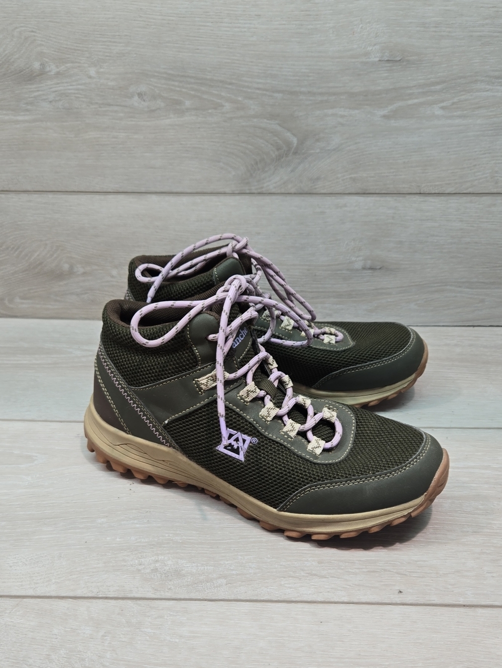Avalanche Women Crux High Top Green Lace-Up Hiking Boots Sneakers Shoes Sz 7